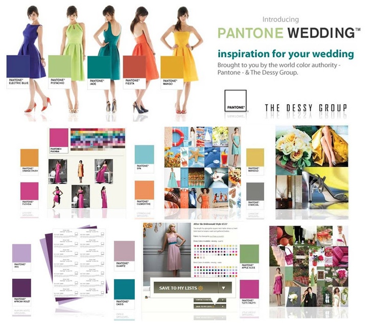 Pantone wedding inspiration