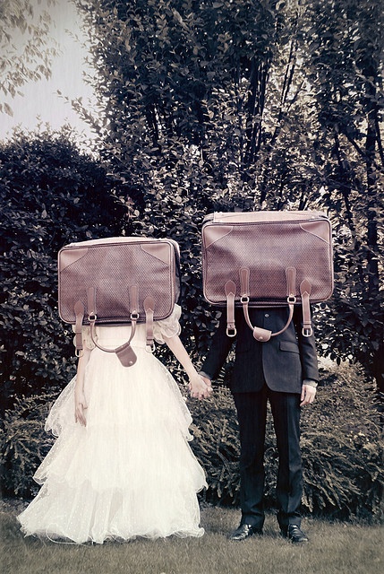 haha so cute for a destination wedding save the date