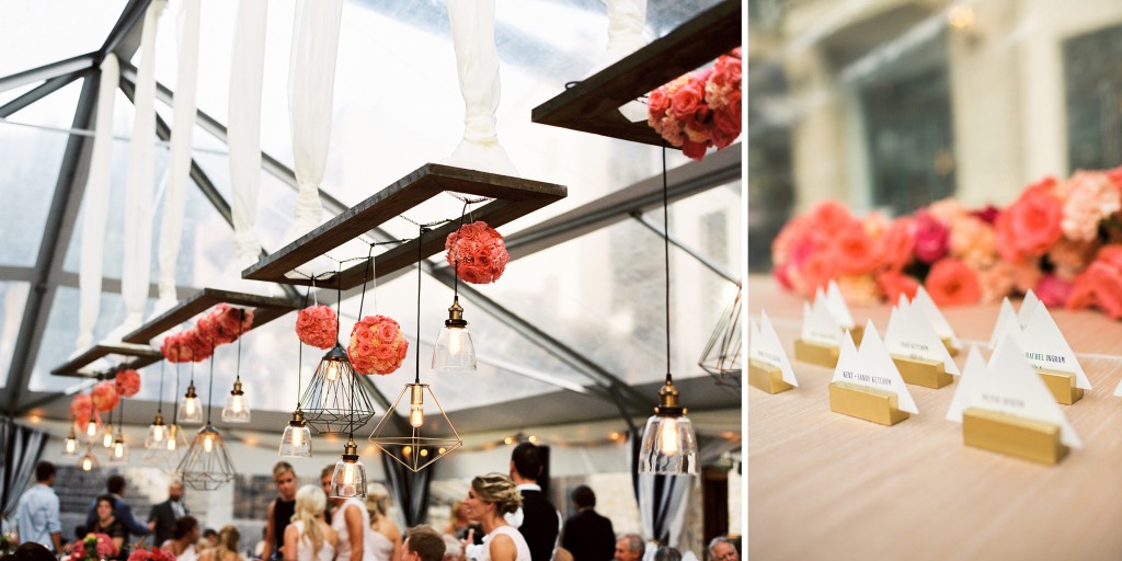 Chandelier and Escort Cards